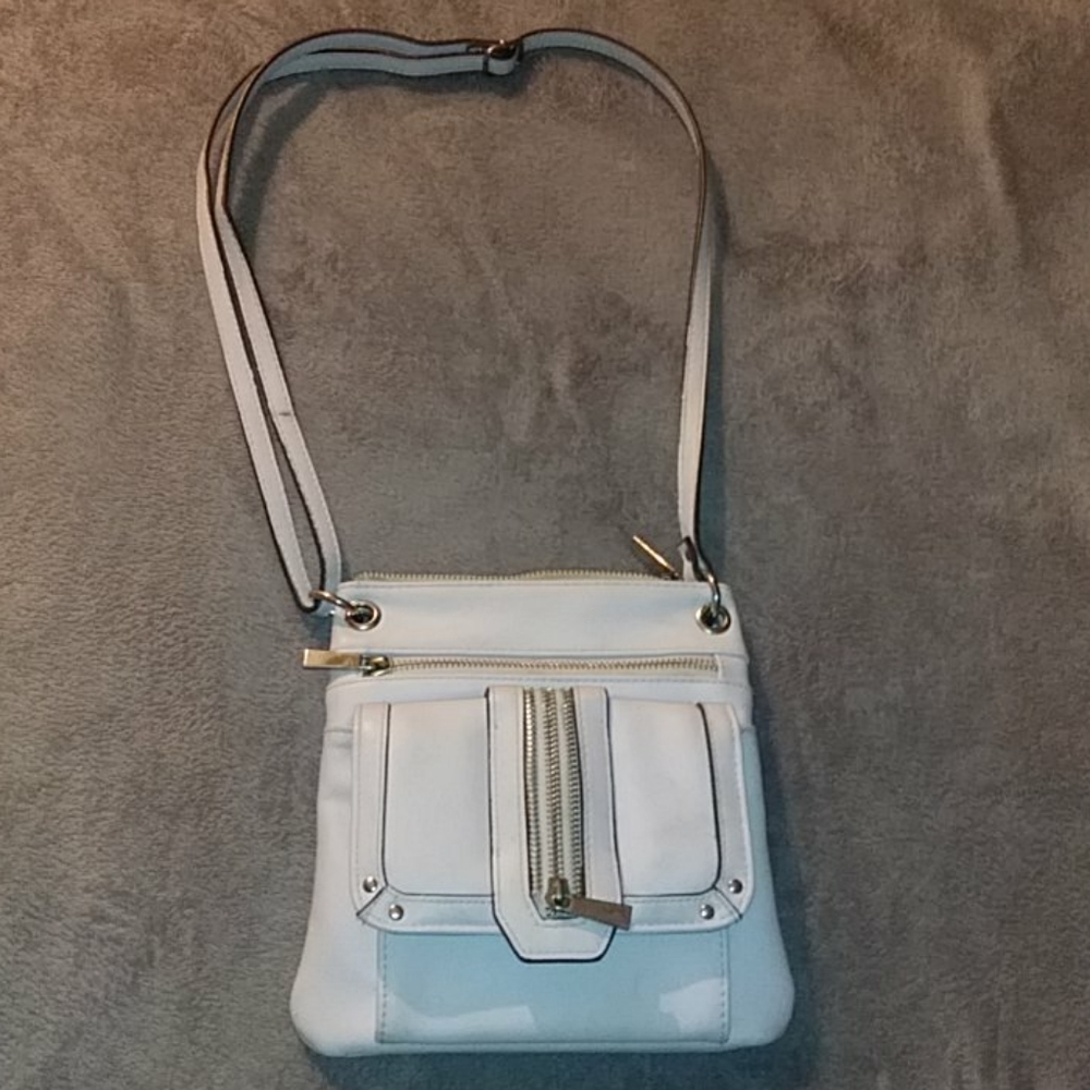 Nicole Miller Crossbody Zipper Purse